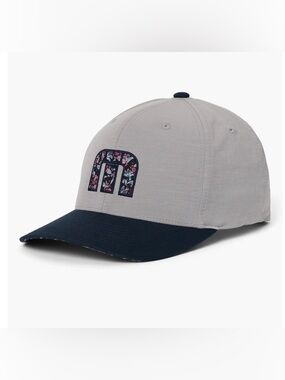 Travis Mathew Flourish Snapback Baseball Cap Heather Grey 110 Flexfit Tech Hat
